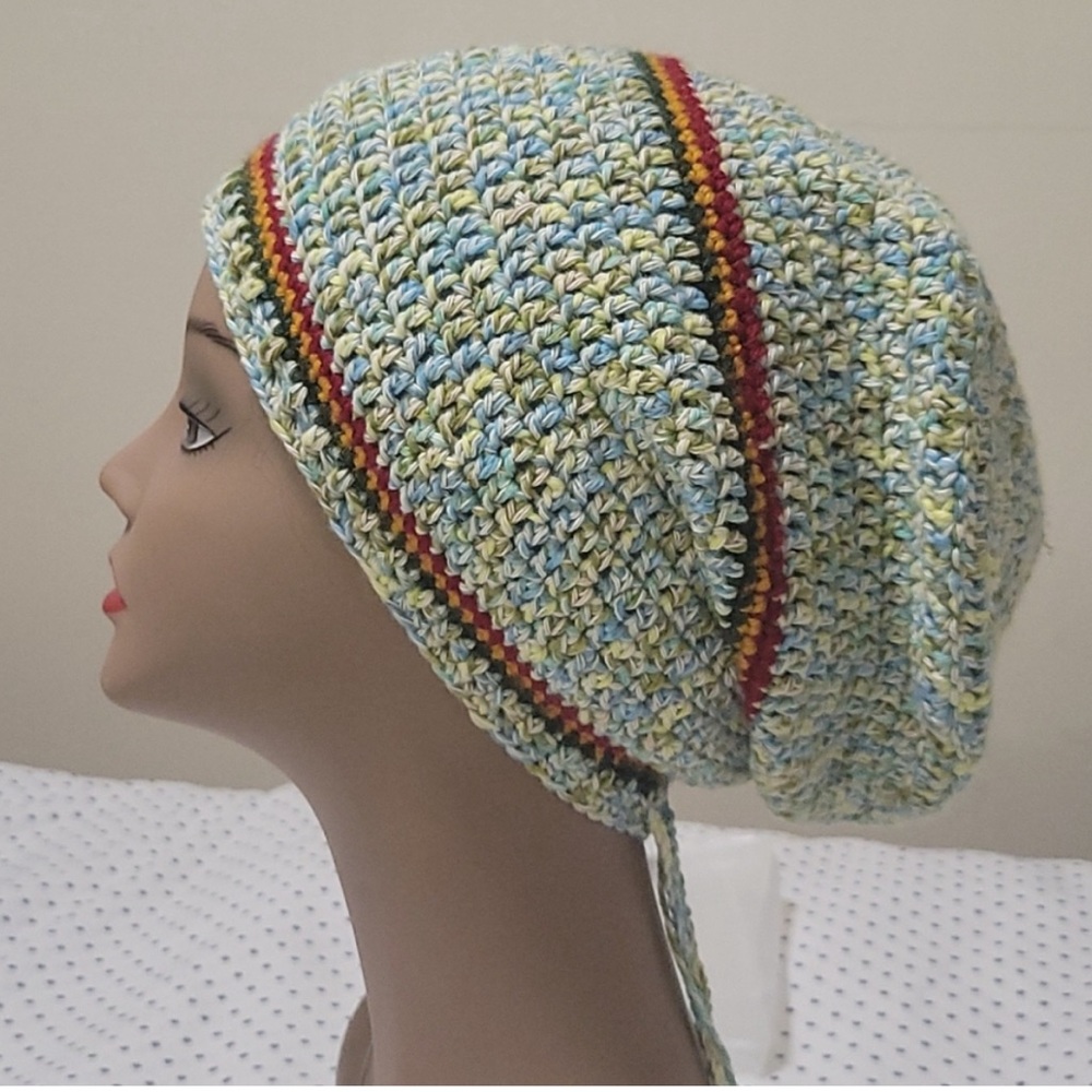 Handmade 100% Cotton Rasta Tam - Picture 4 of 5